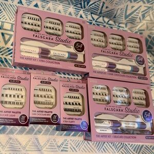 Kiss Falscara Studio Lash Artist Kits – Pink and White Boxes